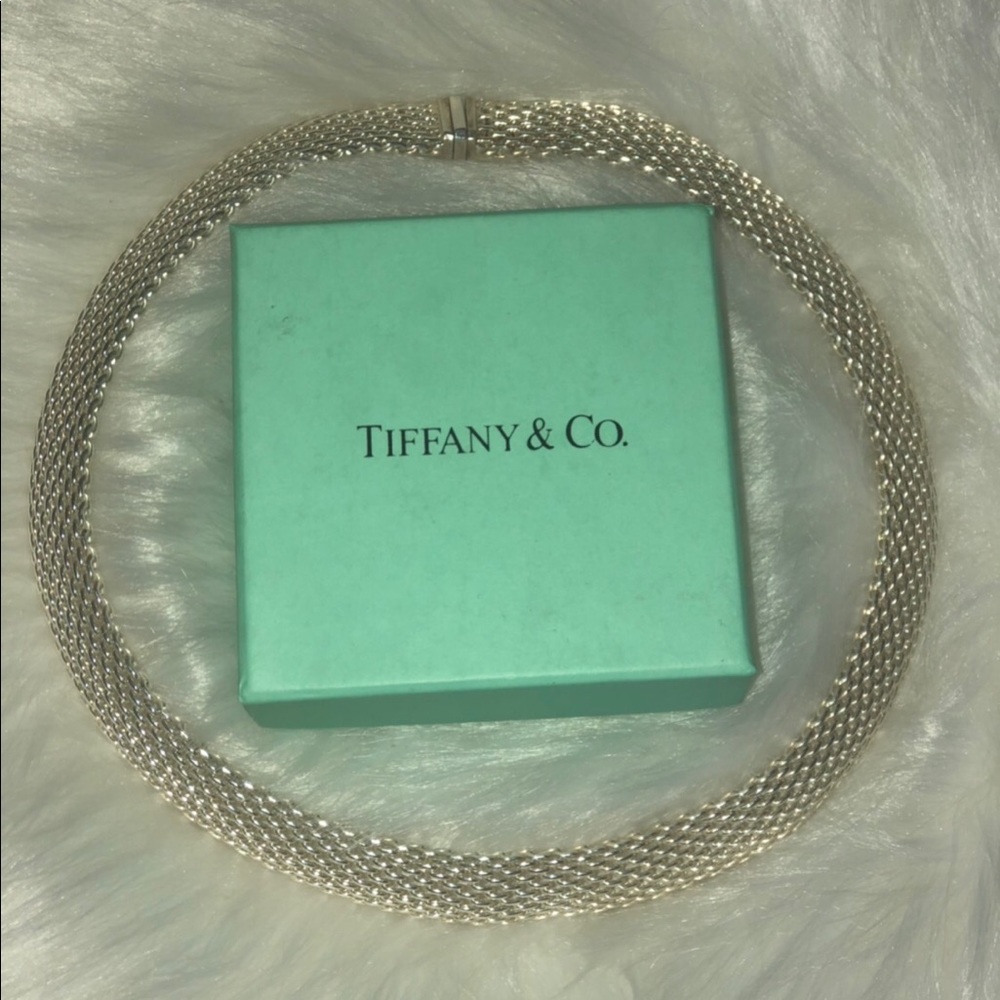 Tiffany & co Somerset mesh necklace